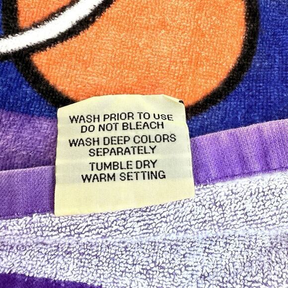 Vintage 90s Disney Mickey Silhouette All Over Print Beach Towel by Franco RARE! - Picture 6 of 10